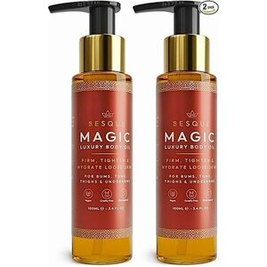 (Set of 2) NWOB Besque Magic Luxury Moisturizing Body Oil Scented 3.4 oz/100 mL